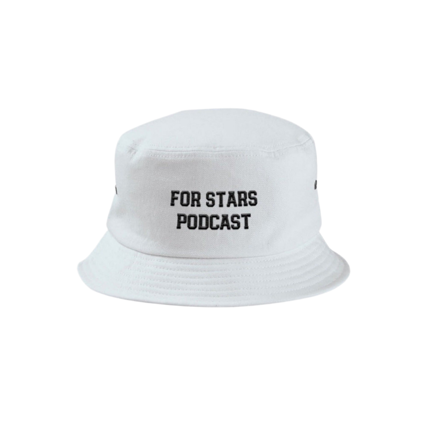 FSP Embroidered White Bucket Hat